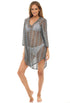 V-NECK BELL SLEEVE TUNIC - CUR